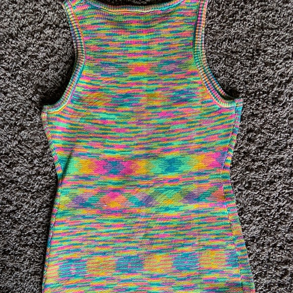 Women’s - Bodycon Dress Knitted Halter Neck - Picture 5 of 8